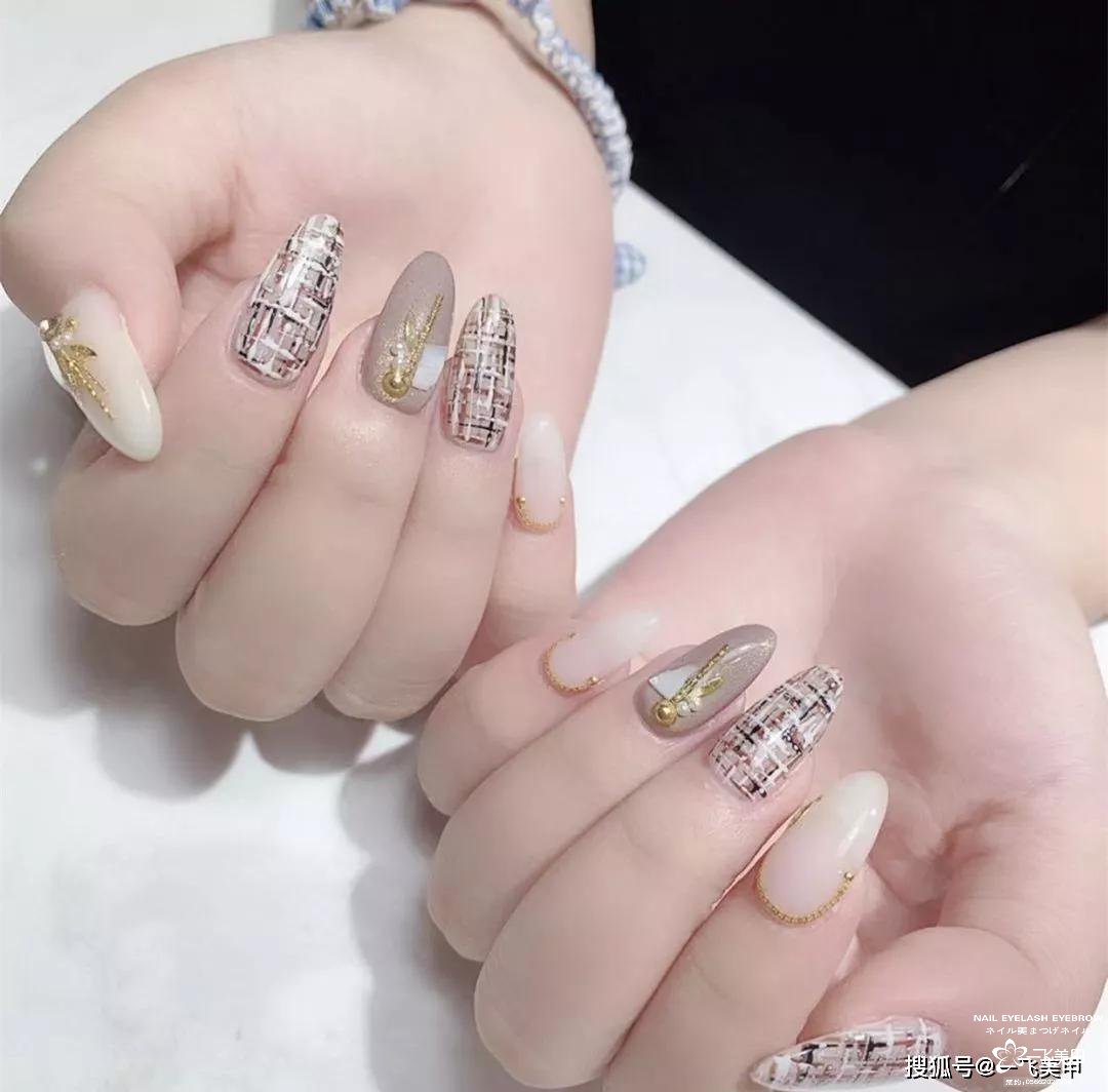 一眼識別的的小香風美甲，優(yōu)雅有氣質(zhì)！