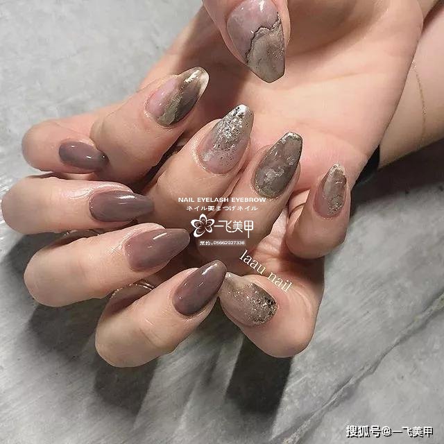 小眾而又顯高級的日系澀味美甲